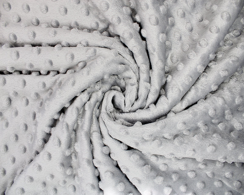 Silver Grey - Minky/ Teddy Fleece