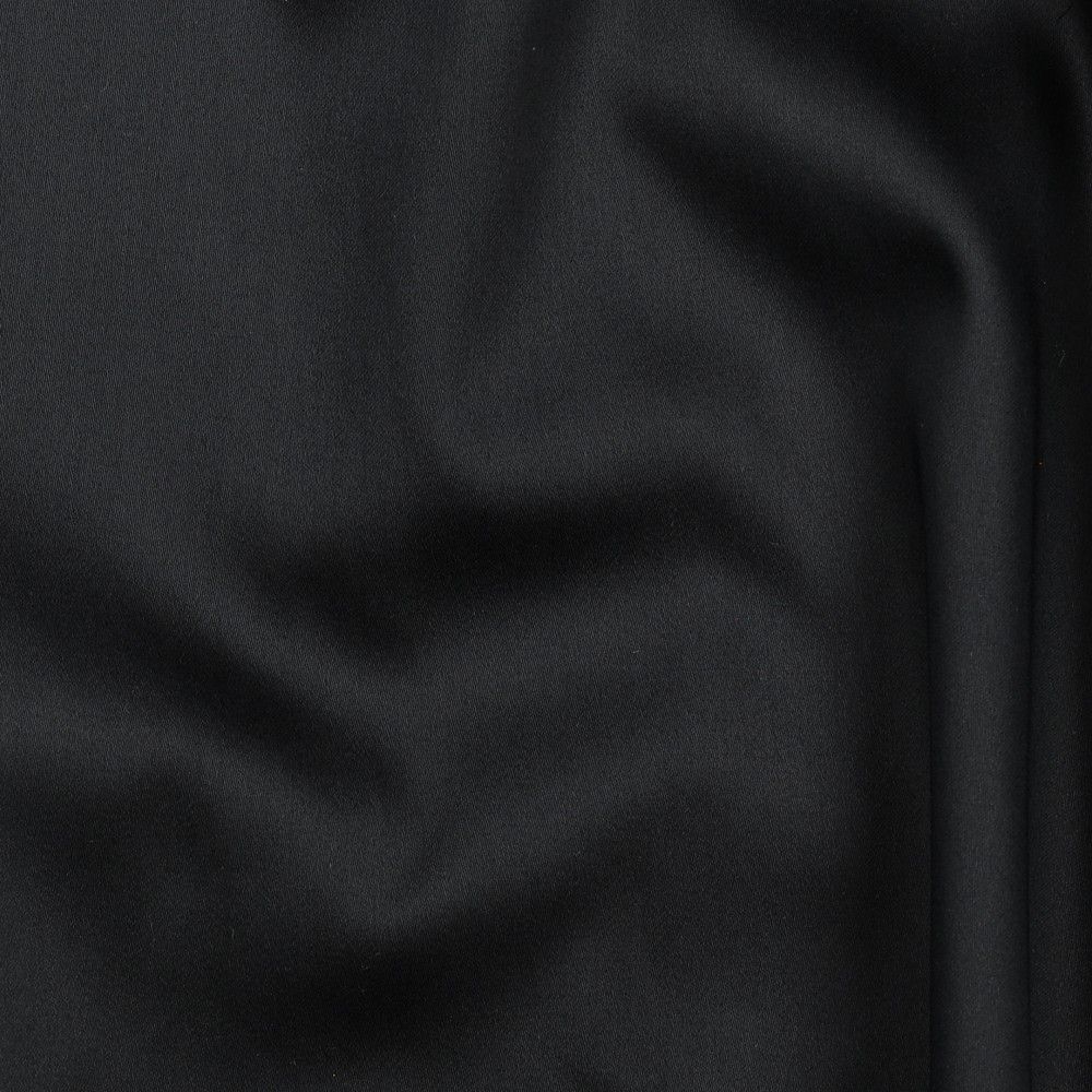 Black Cotton Satin