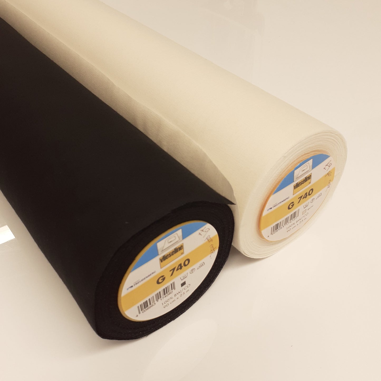 Woven Lightweight Fusible Interfacing - Ecru or Black -G740