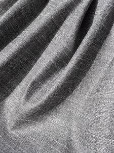 Silver Polyester Blend Dressmaking Fabric