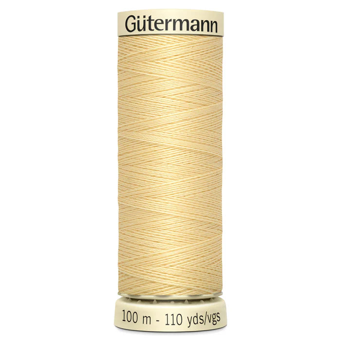 325 Pale Yellow Gutermann Sew-All 100m Thread