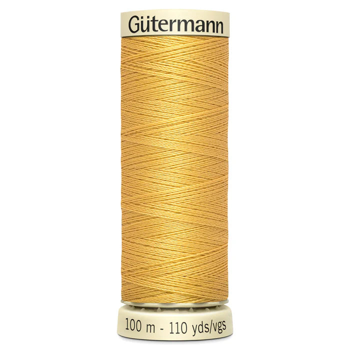 488 Gold Gutermann Sew All 100m Thread