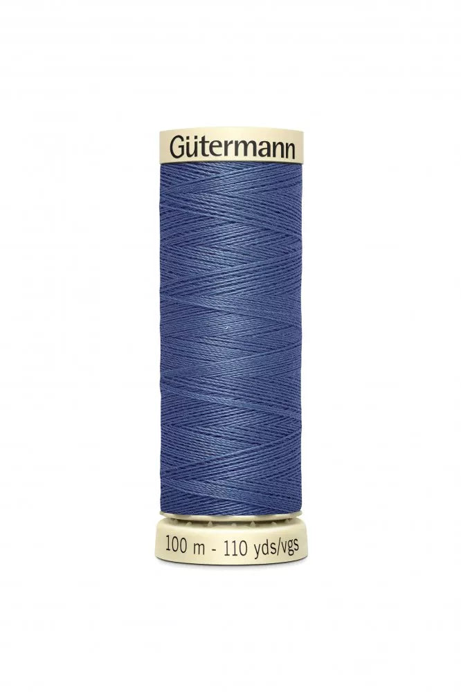 112 Dusty Blue Gutermann Sew-All 100m Thread