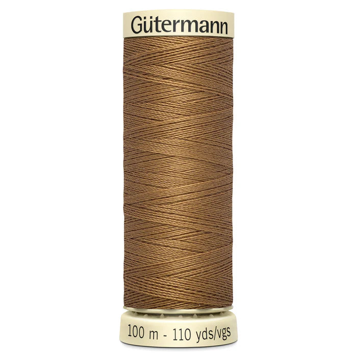 887 Dark Straw Gutermann Sew All 100m Thread