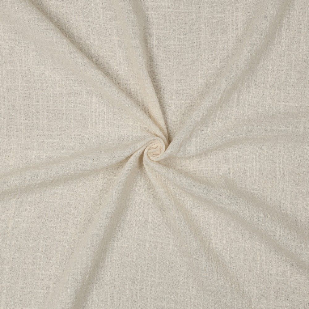 Natural Cotton Linen Slub Washed