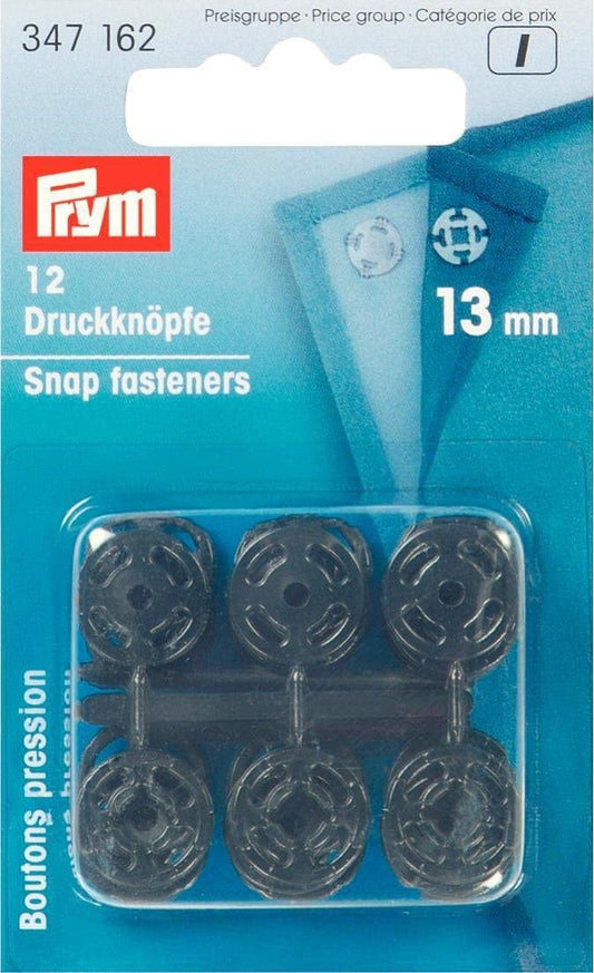 Prym Snap Fasteners - Black 13mm
