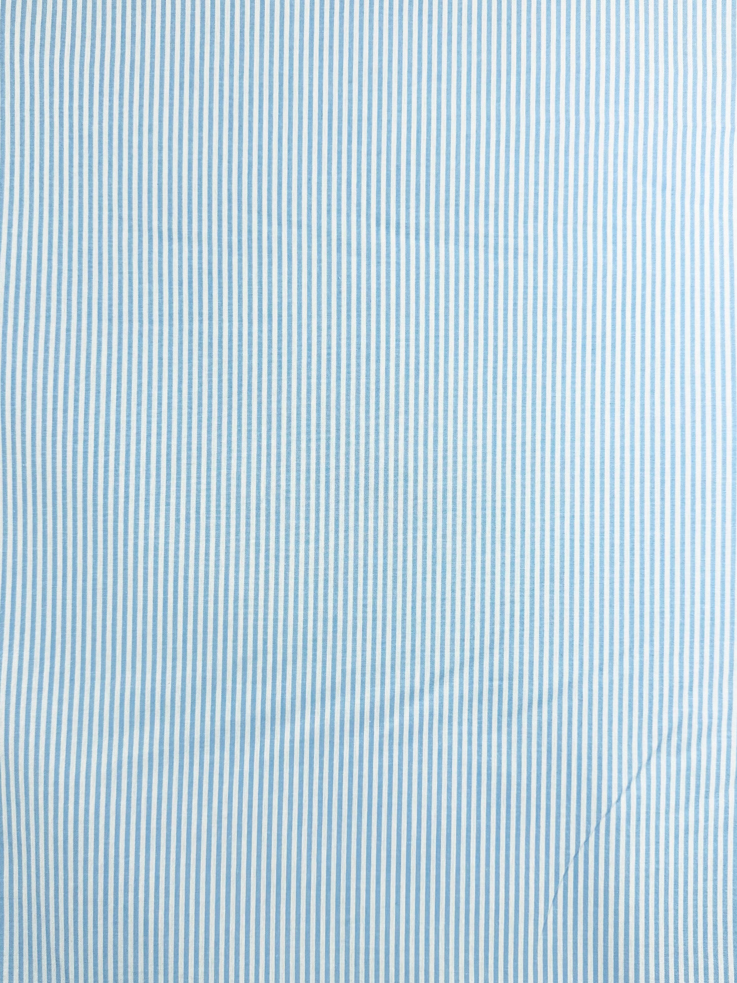 Yarn Dyed Stripe Cotton - Light Blue