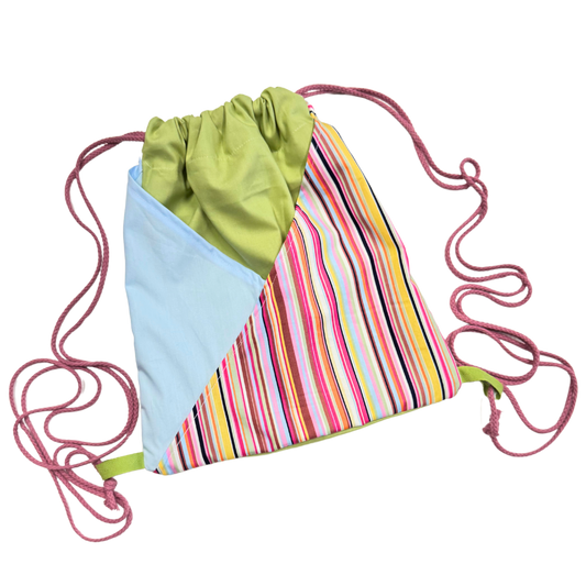 Beginners to Sewing: Drawstring Backpack