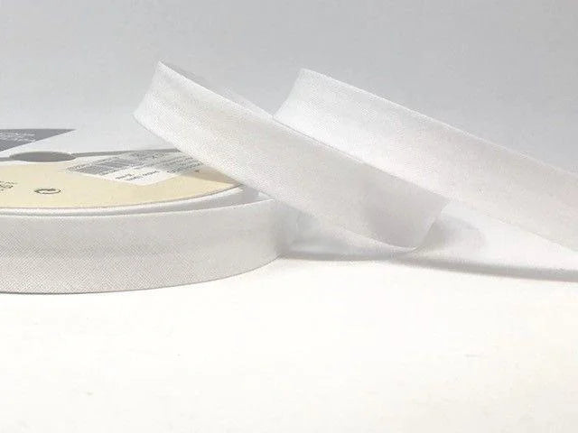 White Polycotton Bias Binding