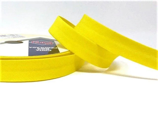 Bright Yellow Polycotton Bias Binding