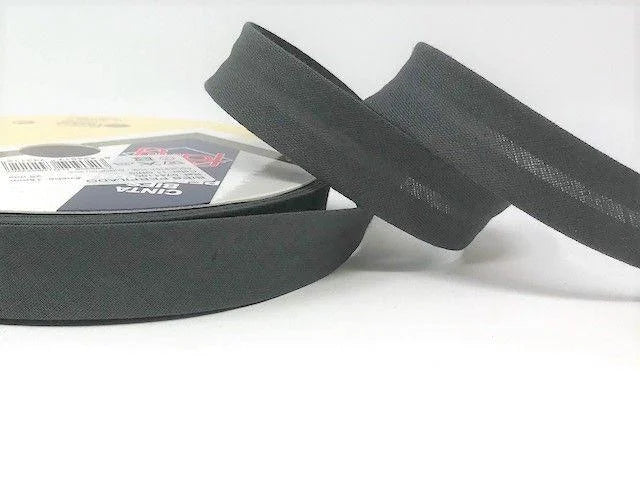 Pewter Grey Polycotton Bias Binding