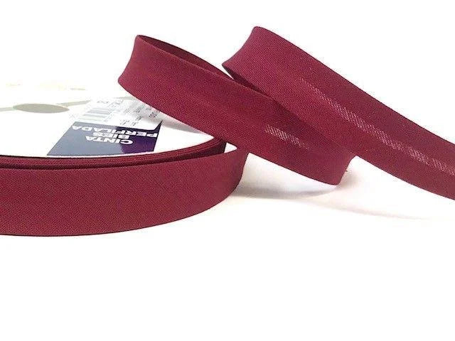 Wine Polycotton Bias Binding