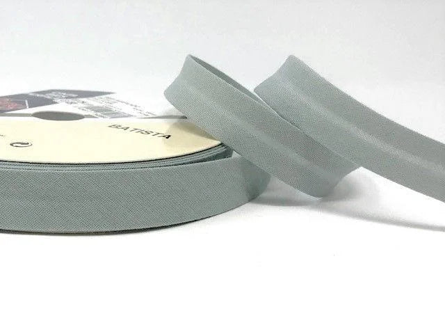 Metal Grey Polycotton Bias Binding