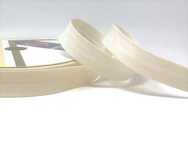 Natural White Polycotton Bias Binding