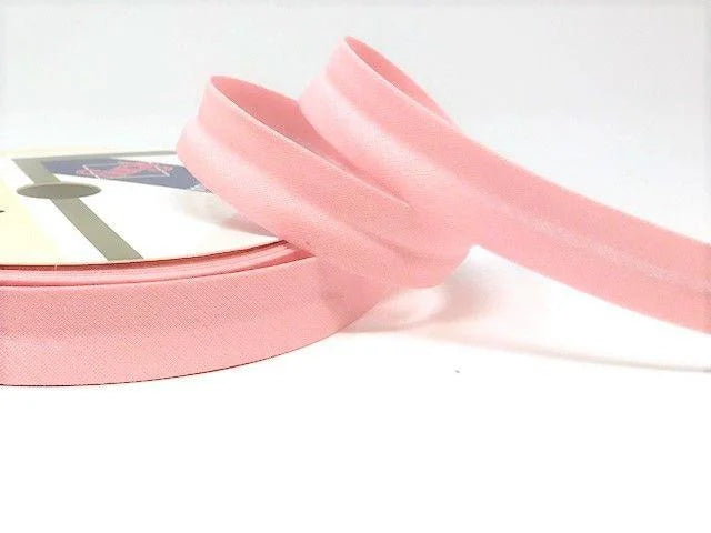 Light Rose Pink Polycotton Bias Binding