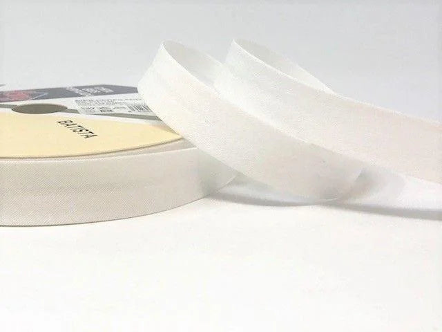Warm White Polycotton Bias Binding