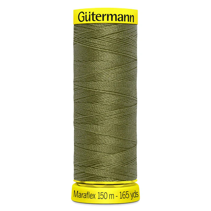 432 Olive Green Gutermann Maraflex Thread 150m