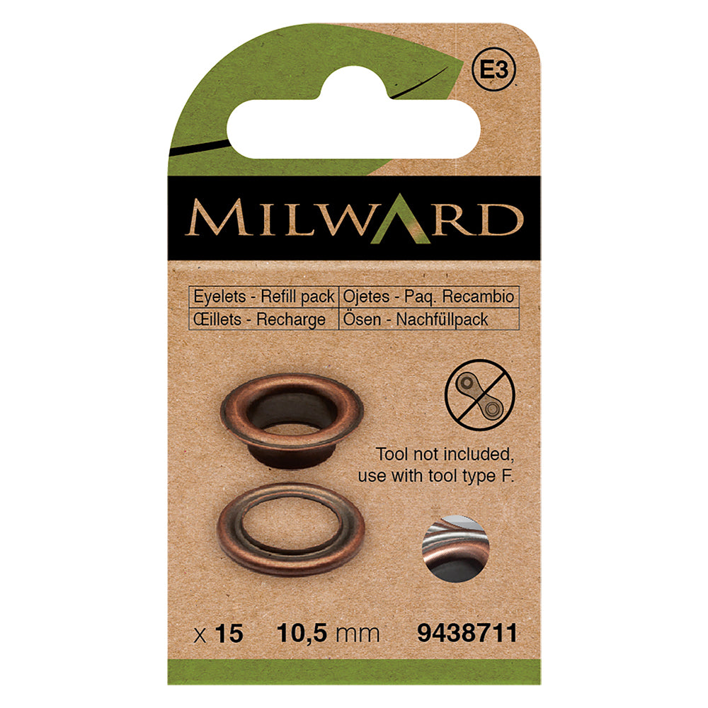 Milward Brass Eyelets