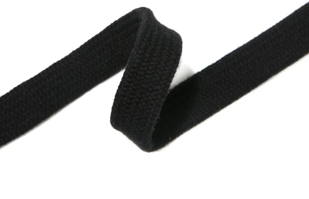 Cotton flat tubular braid 8mm width