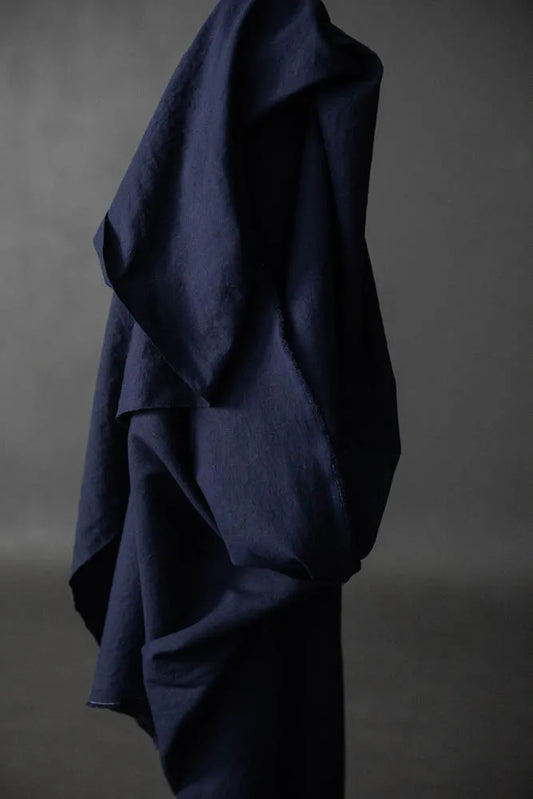 Dark Navy Organic Cotton/Linen - Merchant and Mills