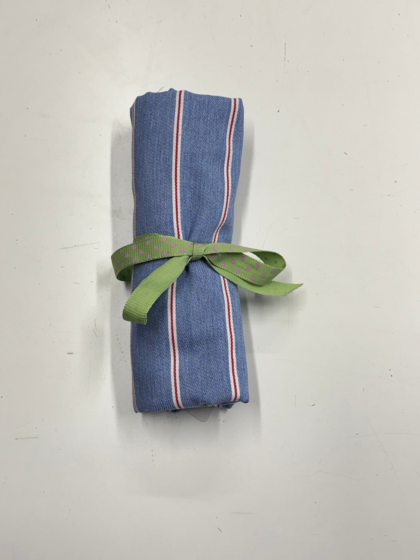 Stripe lightweight denim Remnant