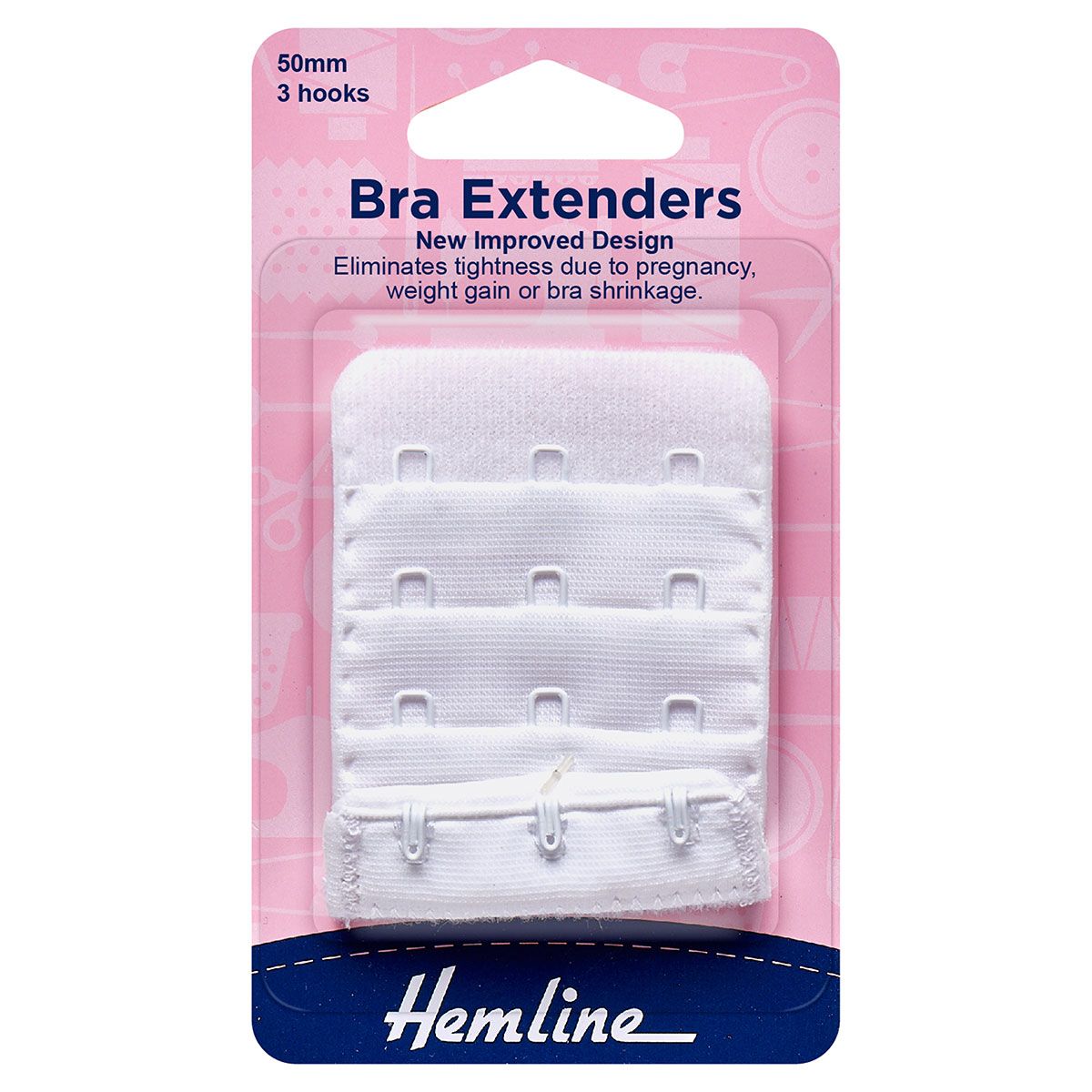 Hemline Bra Extender 3 hooks