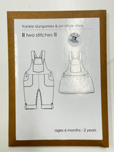 Two Stitches Frankie Dungarees and Pinafore Dress (Ages 6 Months to 2 Years) Pattern