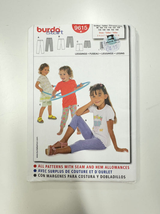 Burda Start 9615 Bottoms