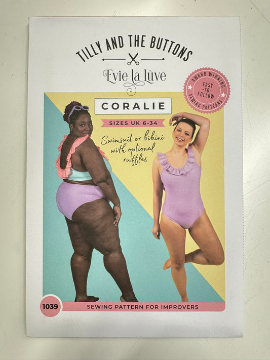 Coralie Swimsuit Pattern - Tilly and The Buttons