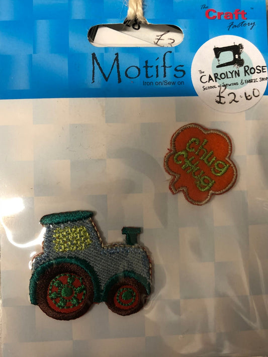Tractor Iron-on Motif