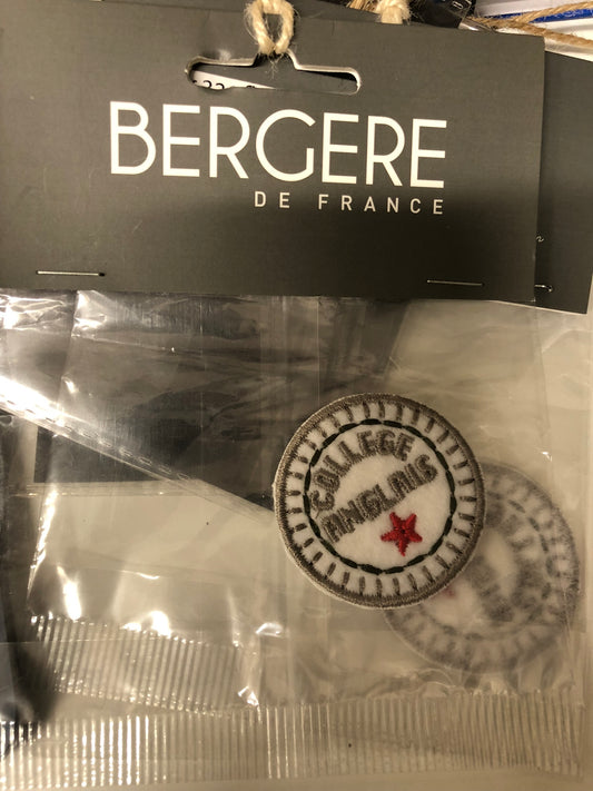 College Anglais Iron-on Motif