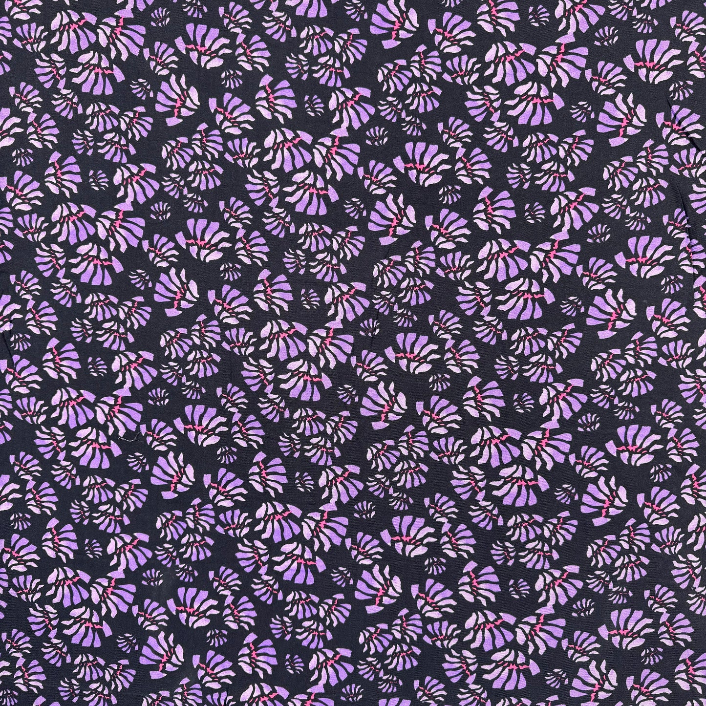 Abstract Floral Purple Viscose VO5