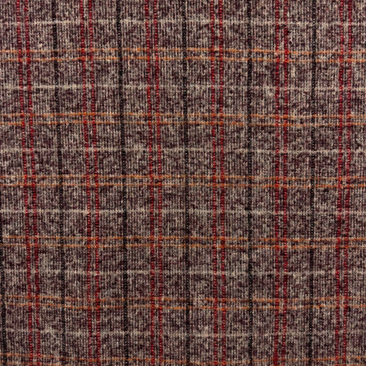 Mulberry Check Wool Coating M4