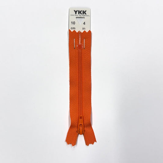 Orange 523 YKK Standard Zip