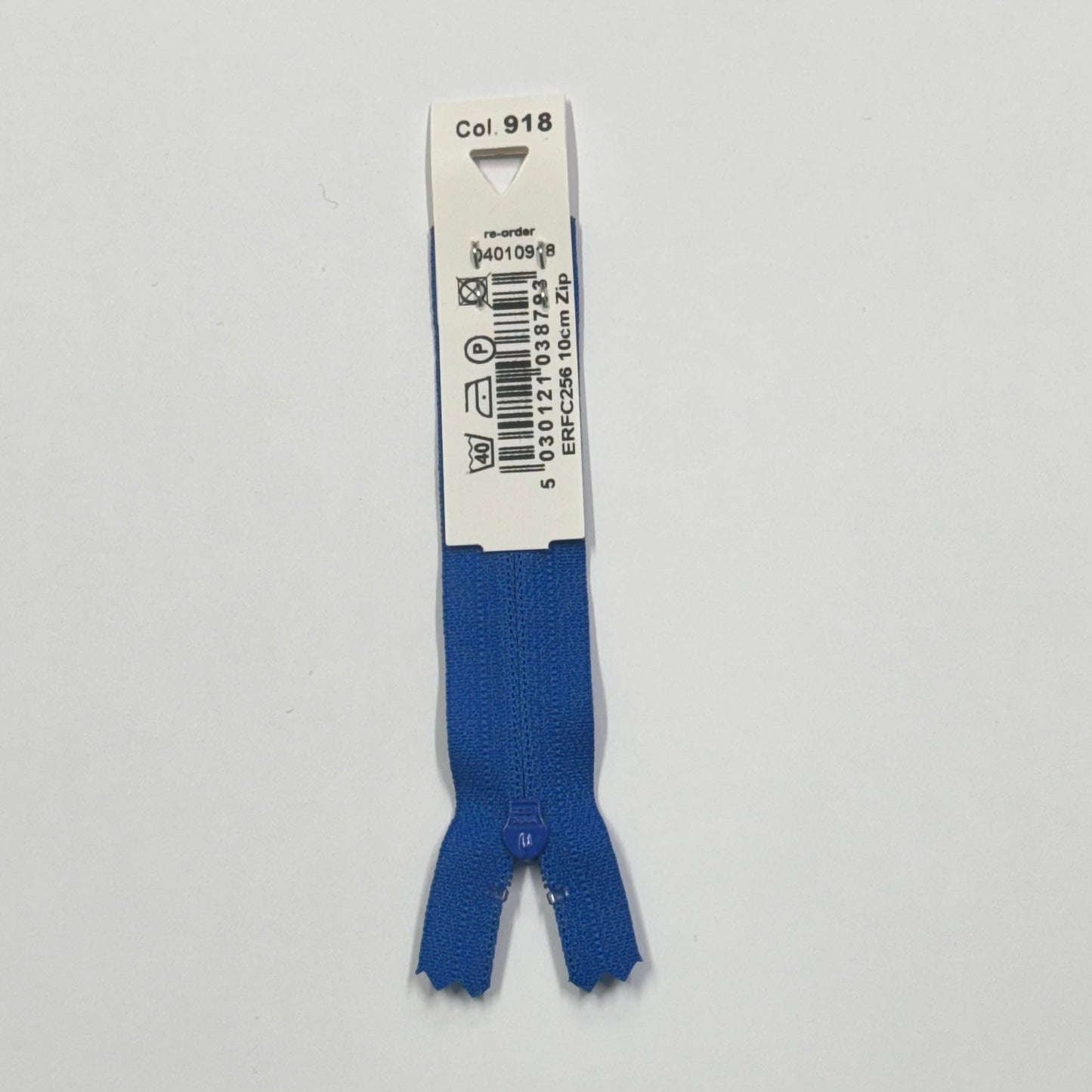 Royal Blue 918 YKK Standard Zip