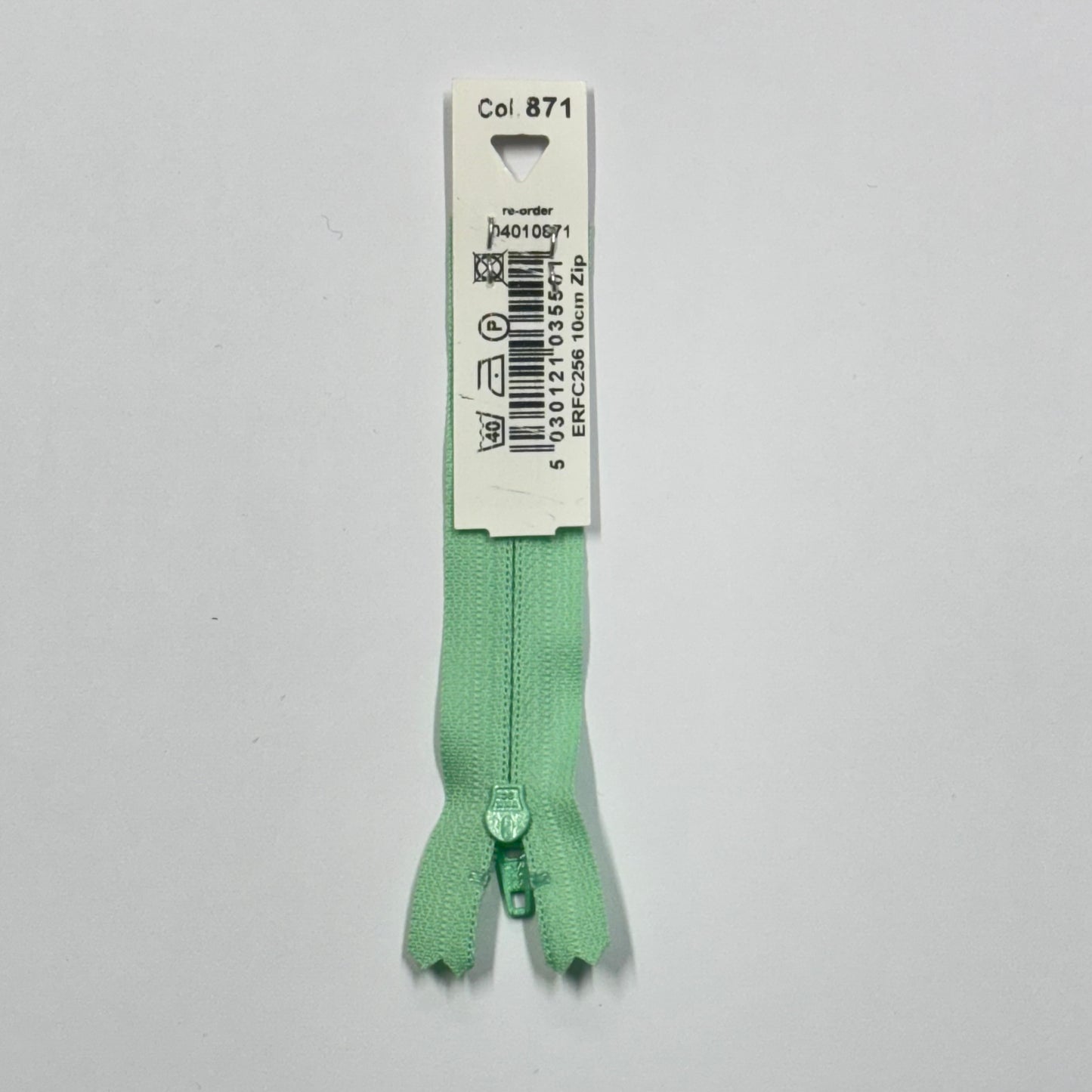 Peppermint 871 YKK Standard Zip
