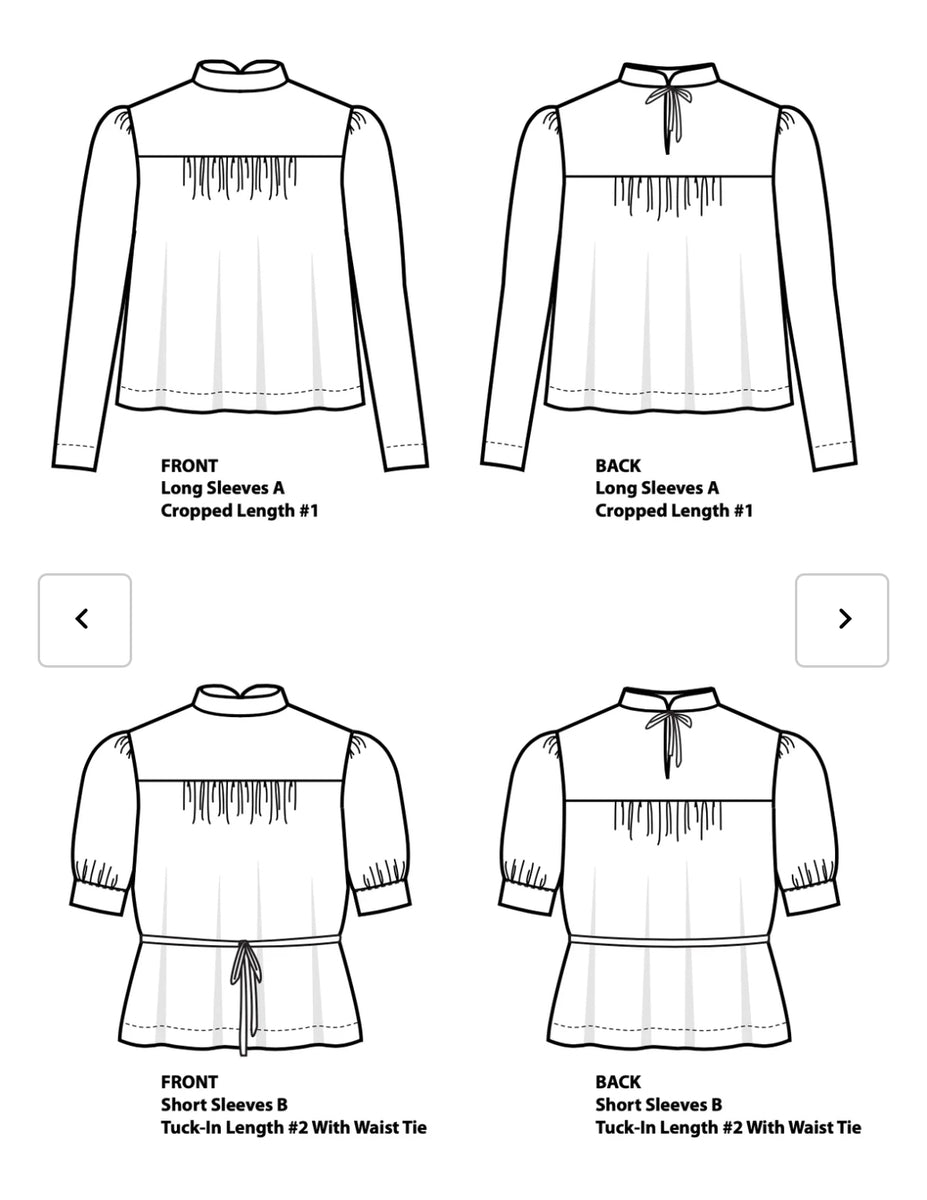 Sew House Seven - REGALIA BLOUSE – The Carolyn Rose School of Sewing