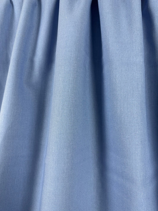 Caribbean Blue Linen/Cotton Blend