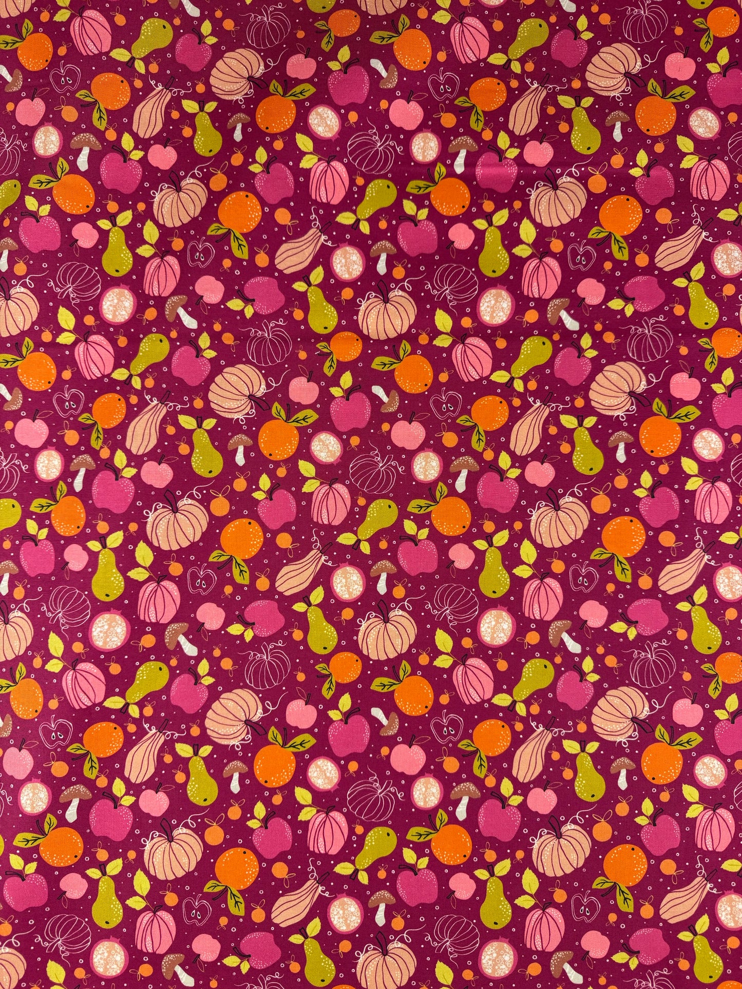 Woodland Wander Raspberry Quilting Cotton WOOD2517