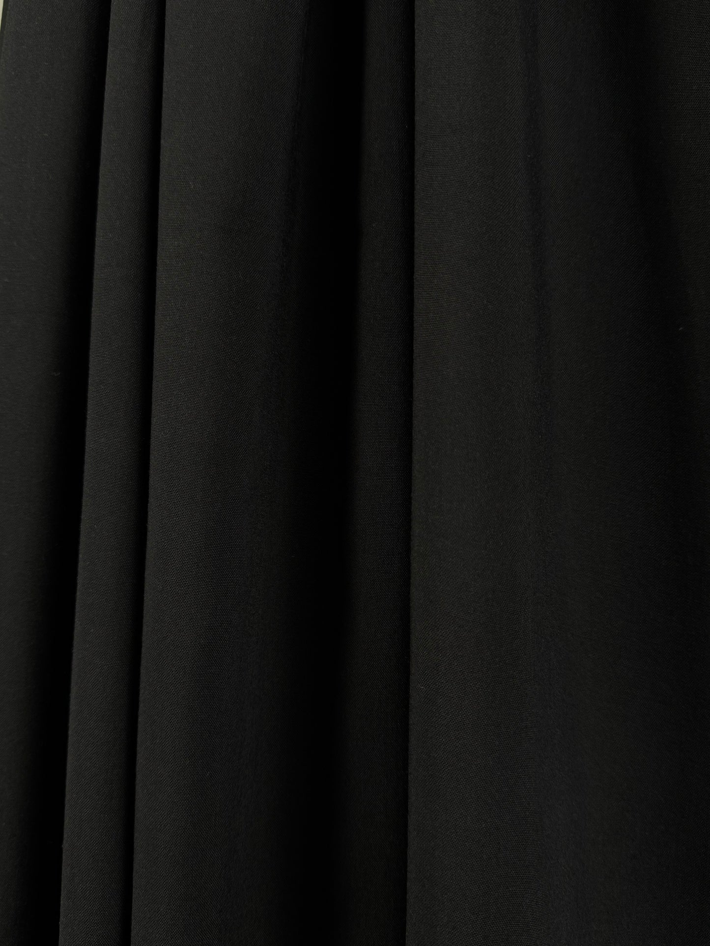 Woven Viscose Poplin Black