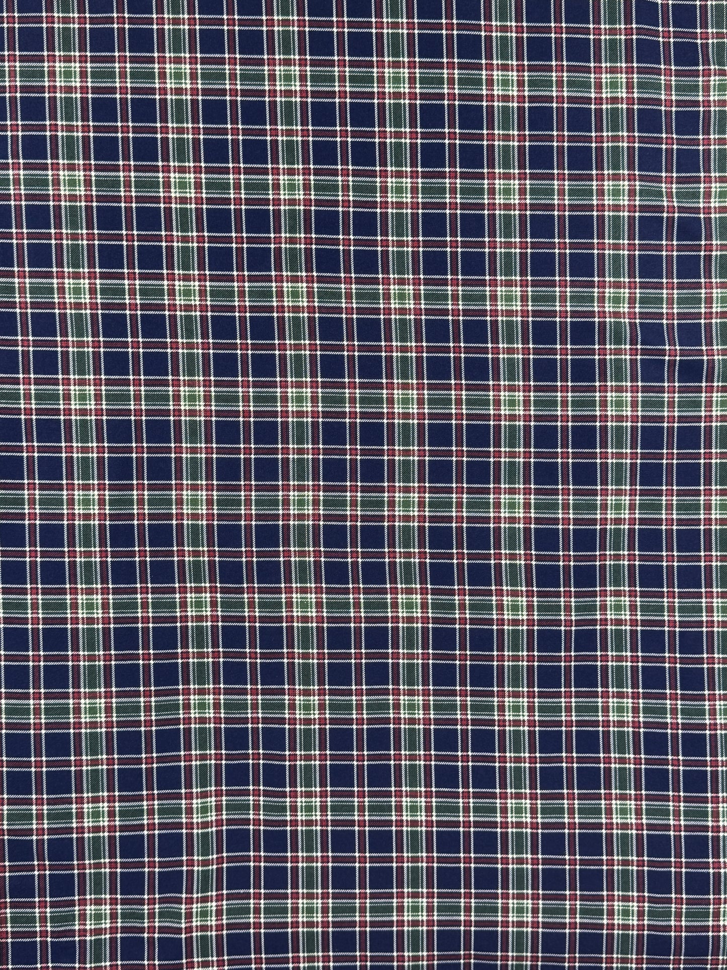 Flannel Checks Navy, Red, Green and White
