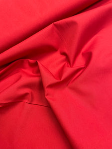 red cotton twill