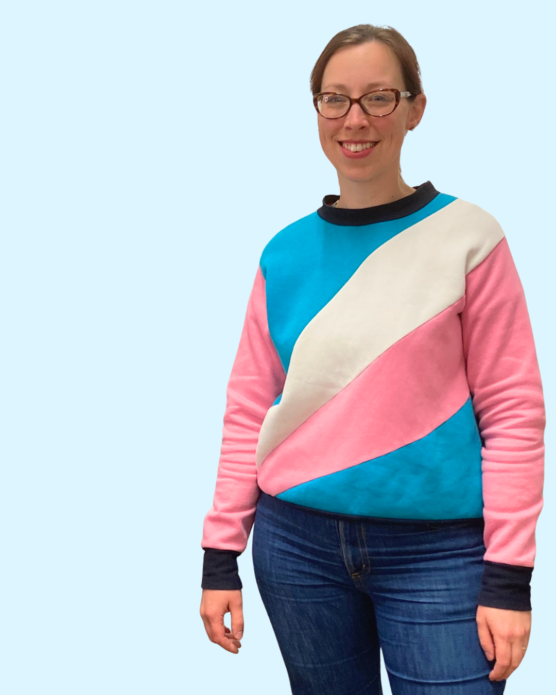 Improvers to Overlocking - Colour Block Jumper