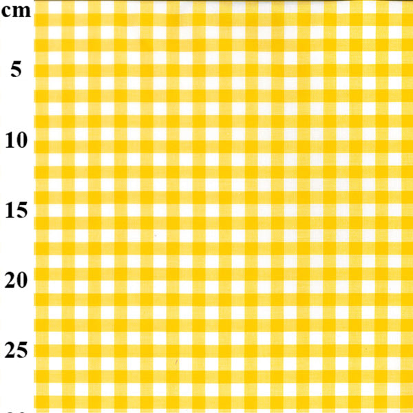 9mm Yarn Dyed Gingham - Yellow
