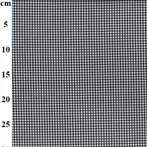 Yarn Dyed Cotton Gingham - Black