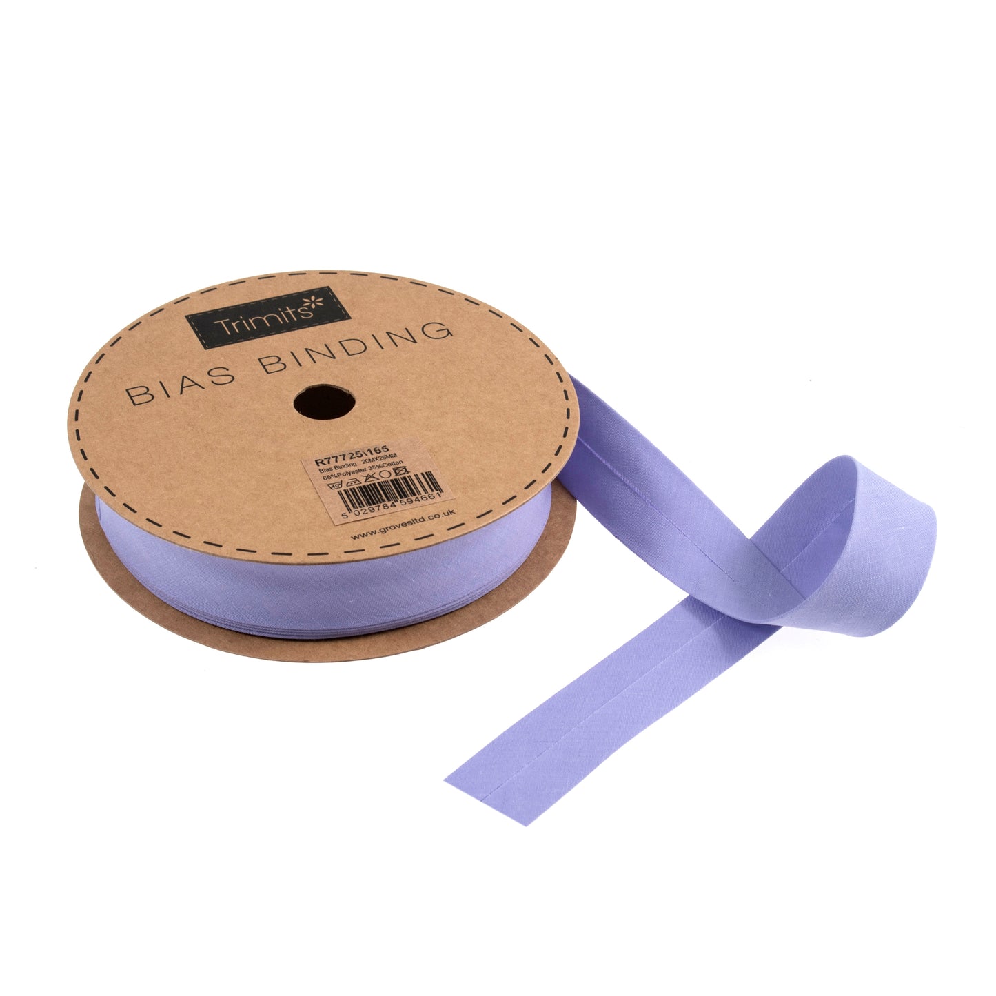 Heather Polycotton Bias Binding