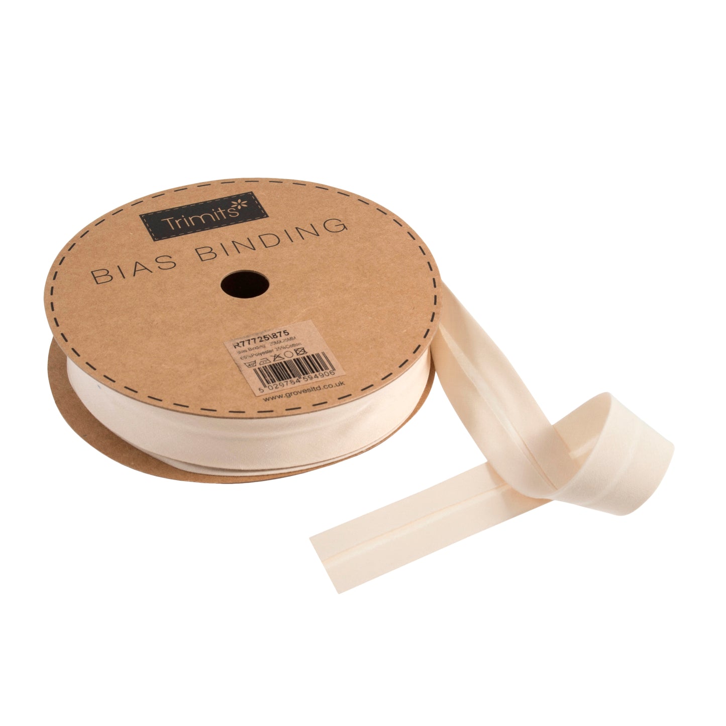 Fawn Polycotton Bias Binding