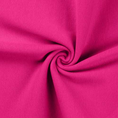 Fuchsia Cotton Jersey Ribbing