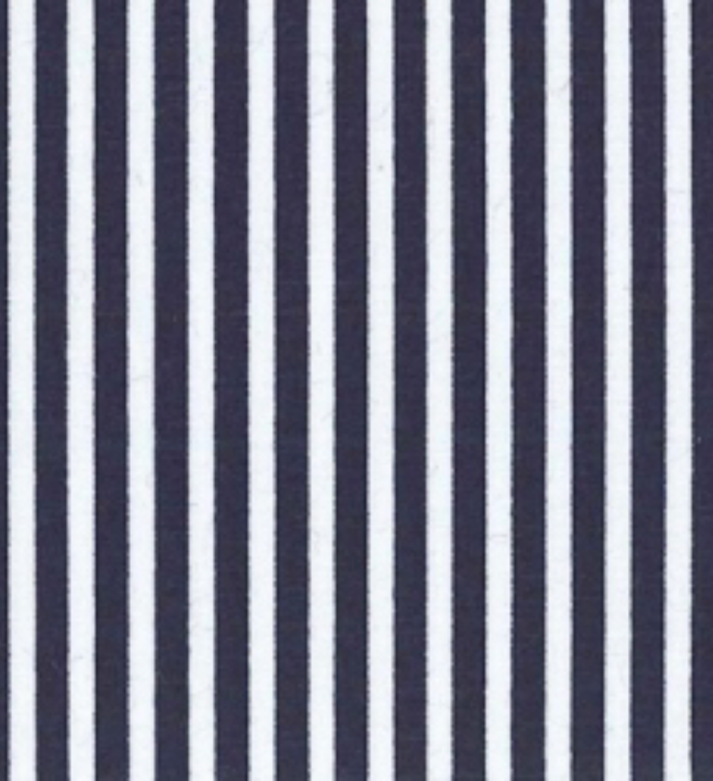 Navy Stripe Cotton Poplin SS98