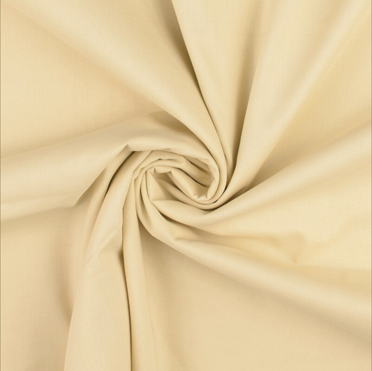 Ecru Cotton Voile